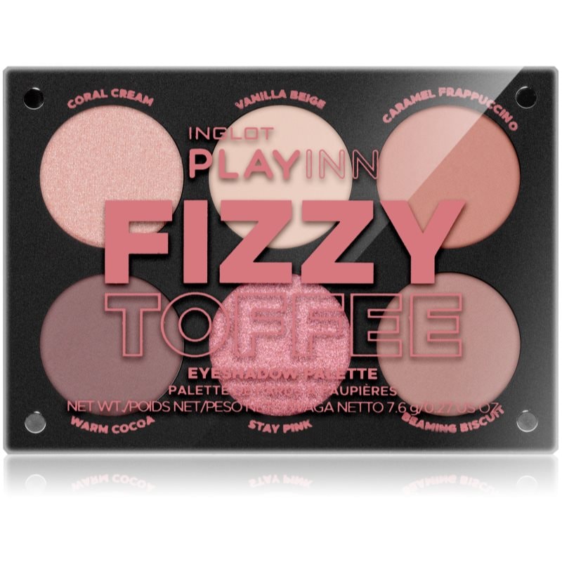 Inglot PlayInn Eyeshadow Palette палитра сенки за очи цвят Fizzy Toffee 7.6 гр. - Грим - Сравни цени от 1 магазин с безплатна доставка