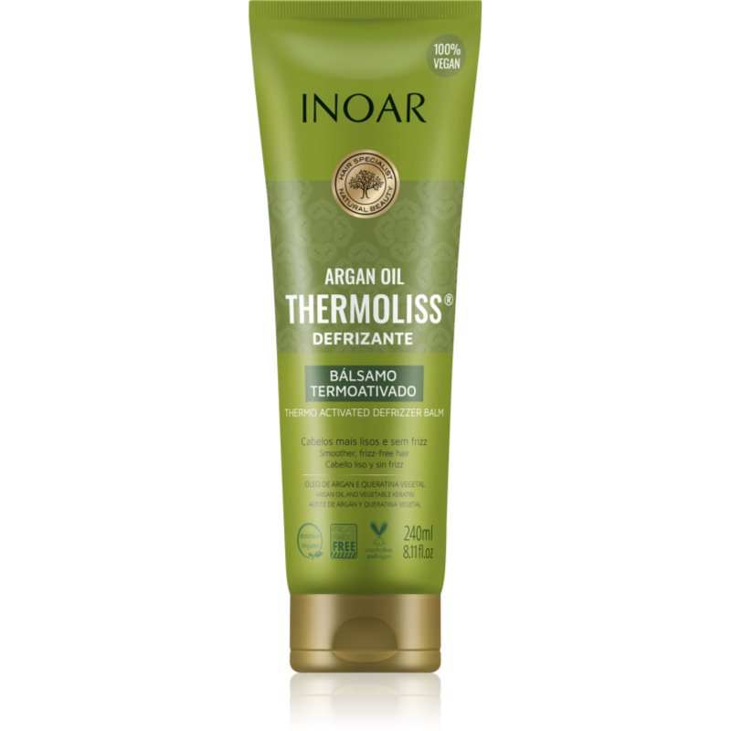 INOAR Argan Oil System Thermoliss изглаждащ балсам За коса с термозащита - Грижа за коса - Сравни цени от 1 магазин с безплатна доставка
