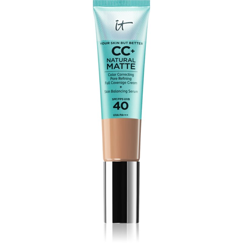 IT Cosmetics Your Skin But Better CC+ Natural Matte CC крем за матиране SPF 40 Neutral Medium - Грим - Сравни цени от 1 магазин с безплатна доставка
