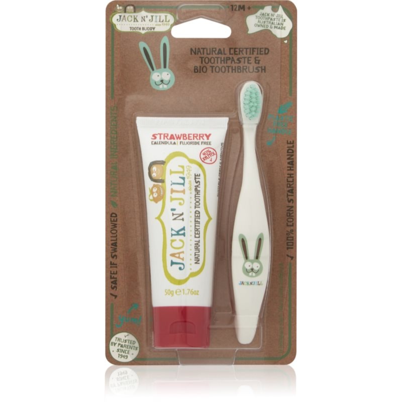 Jack N’ Jill Jack N’ Jill Natural Комплект за дентална грижа за деца Komplekt - Унисекс парфюм  - Сравни цени от 1 магазин с безплатна доставка