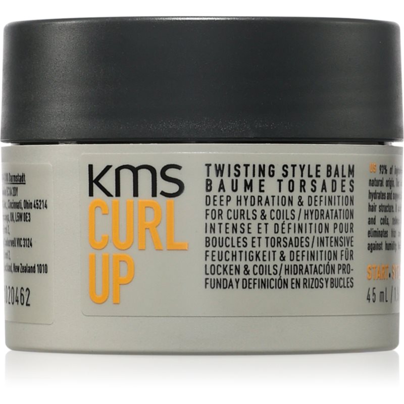 KMS Curl Up Twisting Style Balm стилизиращ крем за чуплива и къдрава коса - Грижа за коса - Сравни цени от 1 магазин с безплатна доставка