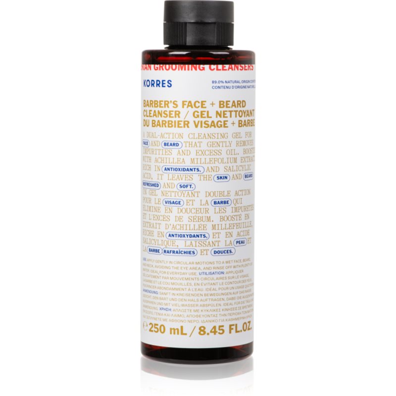 Korres Athenian Grooming почистващ гел за зоната на лицето и брадата - Грижа за лице - Сравни цени от 1 магазин с безплатна доставка