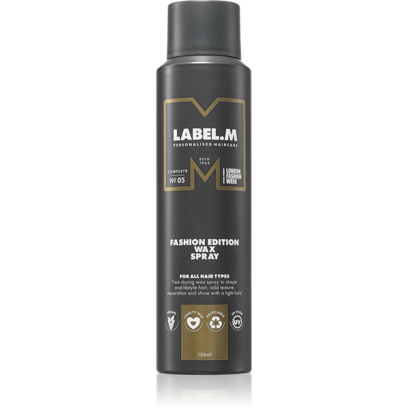 label.m Fashion Edition Wax Spray восък за коса в спрей - Грижа за коса - Сравни цени от 1 магазин с безплатна доставка