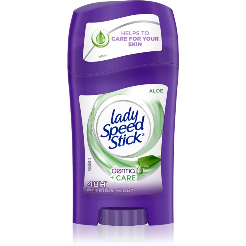 Lady Speed Stick Derma+CARE дезодорант стик с алое вера 40 гр. - Грижа за тяло - Сравни цени от 1 магазин с безплатна доставка