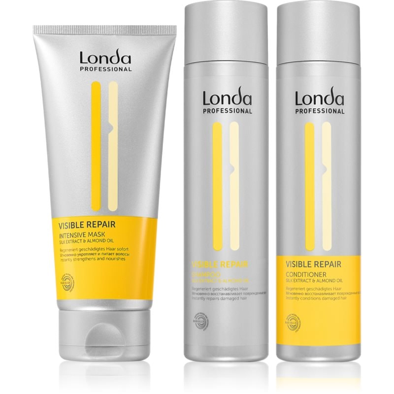 Londa Professional Visible Repair Set изгодна опаковка за укрепване на увредената коса - Грижа за коса - Сравни цени от 1 магазин с безплатна доставка