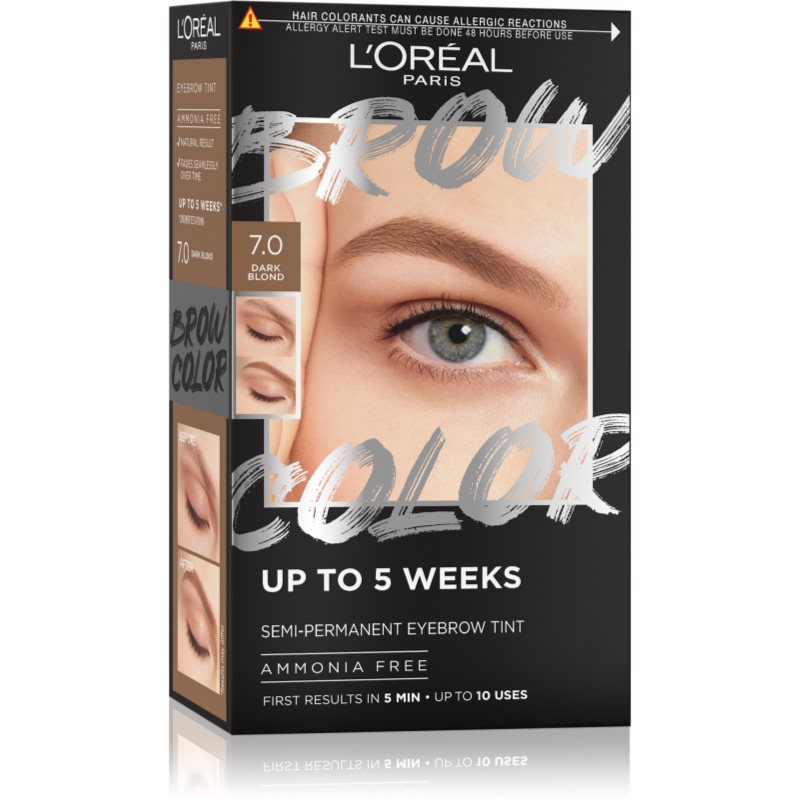 L’Oréal Paris Brow Color цвят за вежди цвят 7.0 Dark Blond 1 бр. - Грим - Сравни цени от 1 магазин с безплатна доставка