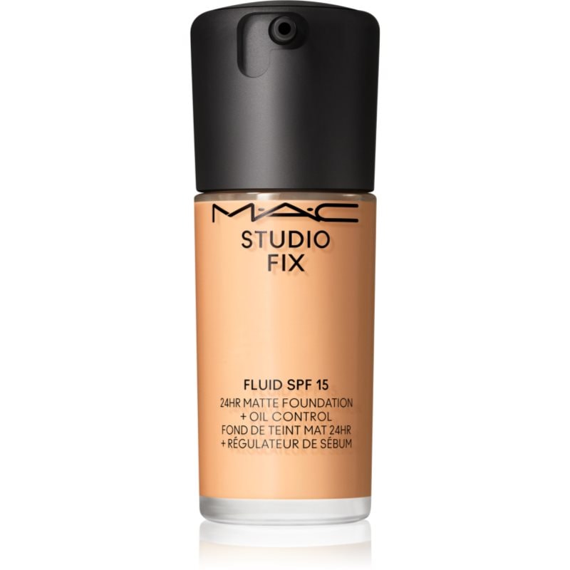 MAC Cosmetics Studio Fix Fluid SPF 15 24HR Matte Foundation + Oil Control матиращ фон дьо тен SPF 15 - Грим - Сравни цени от 1 магазин с безплатна доставка