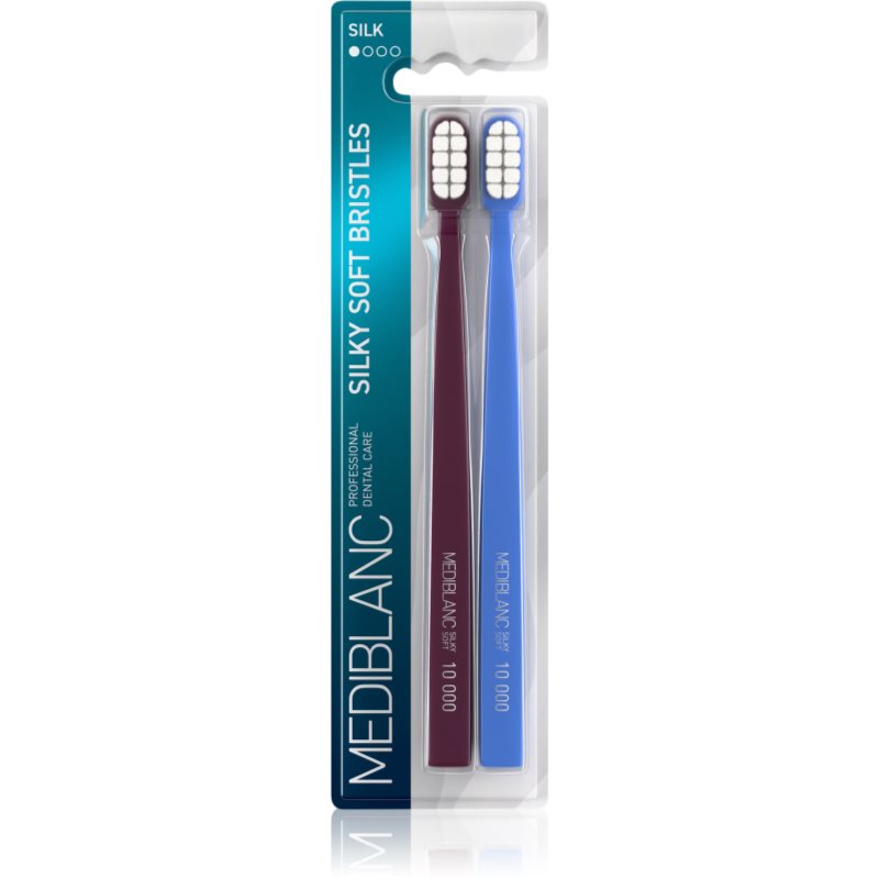 MEDIBLANC Toothbrush Silk четка за зъби с фини влакна 2 бр. - Грижа за зъбите - Сравни цени от 1 магазин с безплатна доставка