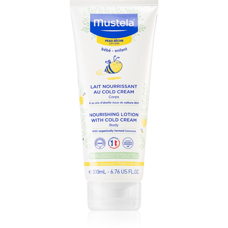 Mustela Bébé Soin тоалетно мляко за тяло съдържа cold cream - Грижа за тяло - Сравни цени от 1 магазин с безплатна доставка