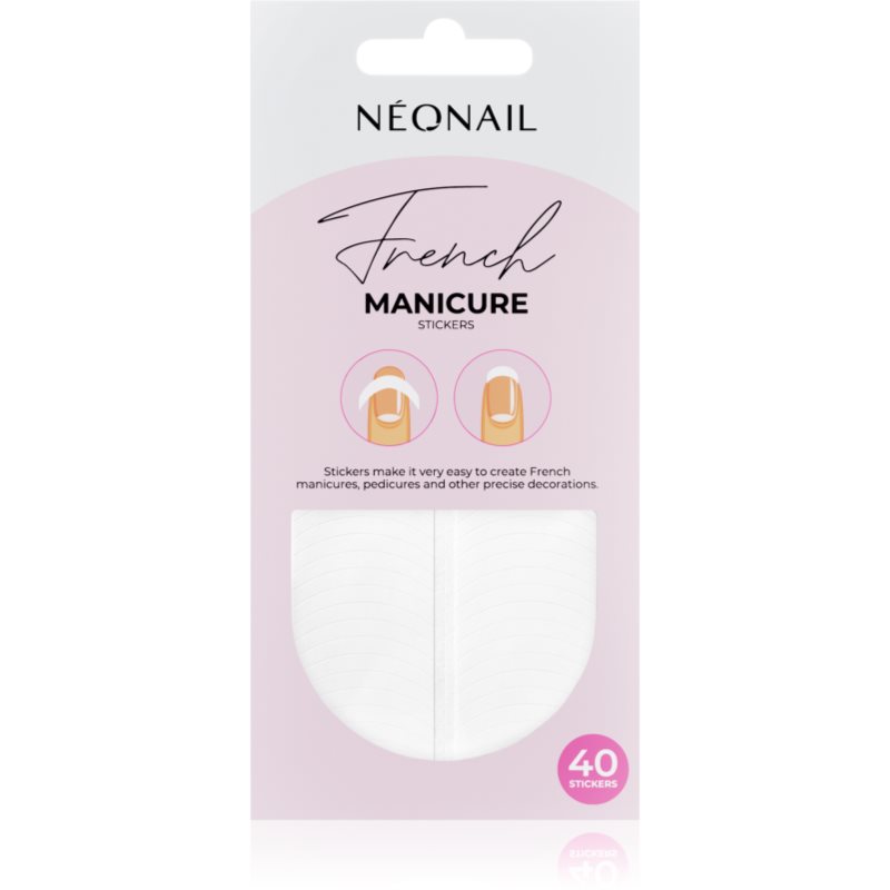 NEONAIL French Manicure Stickers Стикери за нокти тип 01 40 бр. - Грим - Сравни цени от 1 магазин с безплатна доставка