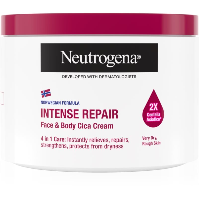 Neutrogena Intense Repair Cica крем-грижа за тяло за суха кожа - Грижа за тяло - Сравни цени от 1 магазин с безплатна доставка