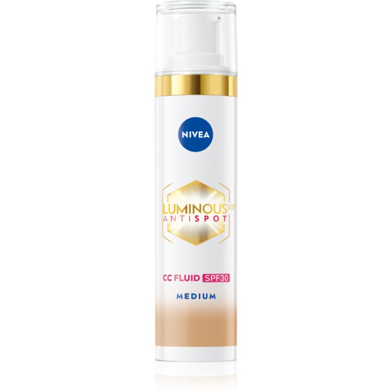NIVEA Luminous 630 Anti Spot озаряващ СС крем SPF 30 цвят Medium - Грижа за лице - Сравни цени от 1 магазин с безплатна доставка