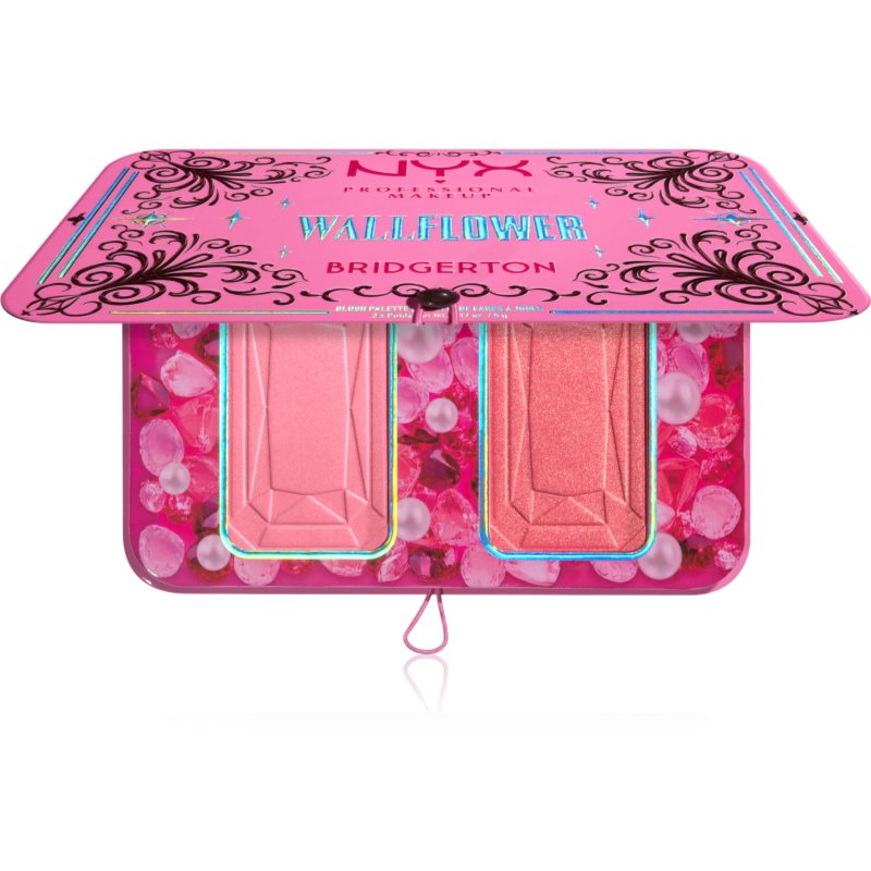 NYX Professional Makeup Bridgerton Royal Blush палитра с ружове цвят 01 Wallflower 2x5 гр. - Грим - Сравни цени от 1 магазин с безплатна доставка