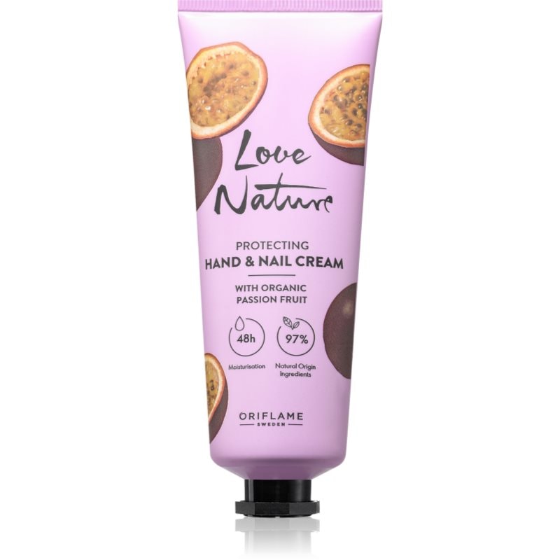 Oriflame Love Nature Organic Passion Fruit защитен крем за ръце - Грижа за тяло - Сравни цени от 1 магазин с безплатна доставка