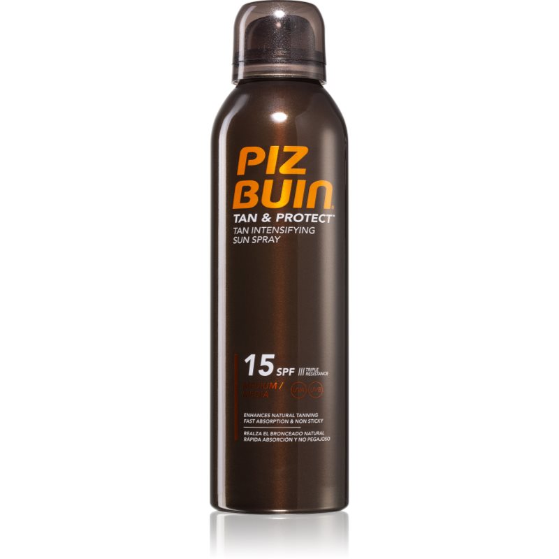 Piz Buin Tan & Protect защитен спрей за ускоряване на тена SPF 15 - Грижа за тяло - Сравни цени от 1 магазин с безплатна доставка