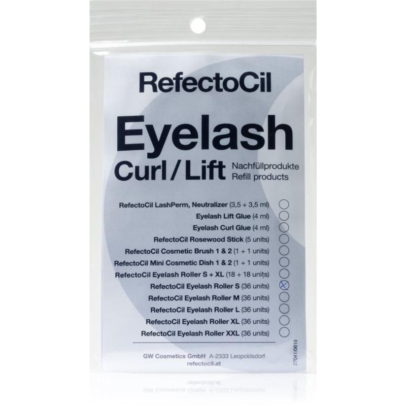 RefectoCil Eyelash Curl ролки за трайно къдрене за мигли размер S 36 бр. - Грим - Сравни цени от 1 магазин с безплатна доставка