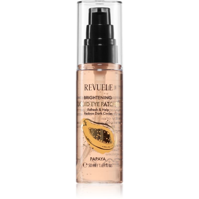 Revuele Brightening Papaya Liquid Eye Patches гел маска против тъмни кръгове - Грижа за лице - Сравни цени от 1 магазин с безплатна доставка