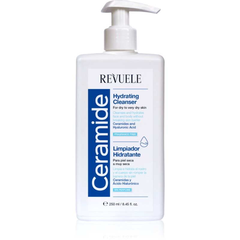 Revuele Ceramide Hydrating Cleanser измиващ гел за лице и тяло за суха или много суха кожа - Грижа за тяло - Сравни цени от 1 магазин с безплатна доставка