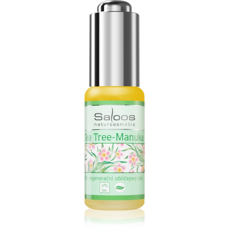 Saloos Bio Skin Oils Tea Tree & Manuka успокояващо и регенериращо масло за кожа с акне - Грижа за лице - Сравни цени от 1 магазин с безплатна доставка