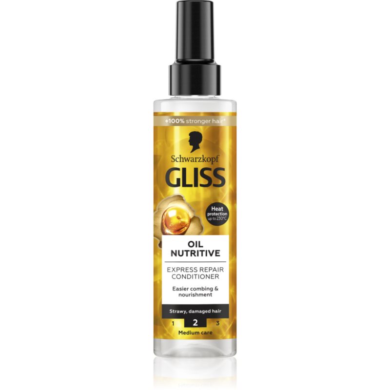 Schwarzkopf Gliss Oil Nutritive регенериращ балсам за непокорна коса - Грижа за коса - Сравни цени от 1 магазин с безплатна доставка