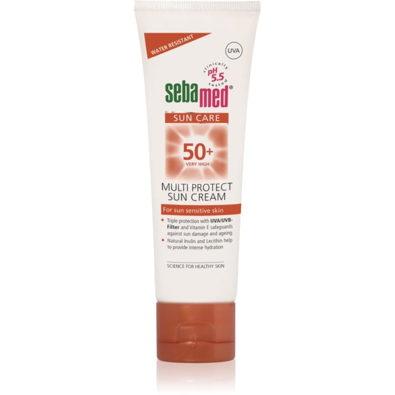 Sebamed Sun Care Multi Protect мляко за загар SPF 50+ - Грижа за тяло - Сравни цени от 1 магазин с безплатна доставка