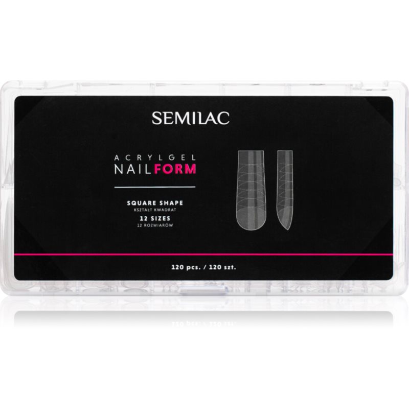 Semilac Accessories Acrylgel Nail Form шаблони за нокти размер Square 120 бр. - Грим - Сравни цени от 1 магазин с безплатна доставка