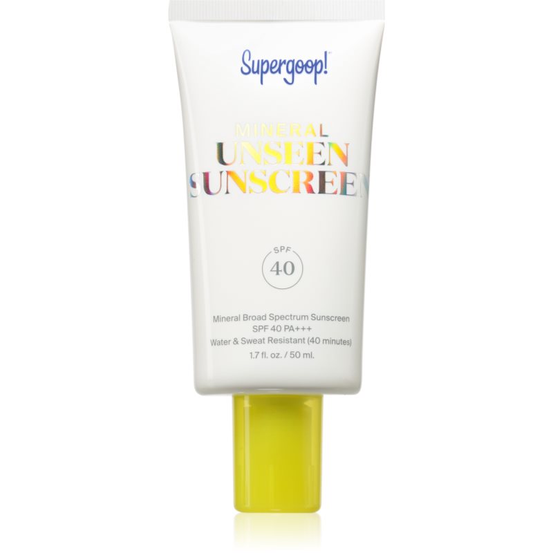Supergoop! Mineral Unseen Sunscreen слънцезащитен минерален крем SPF 40 - Грижа за тяло - Сравни цени от 1 магазин с безплатна доставка