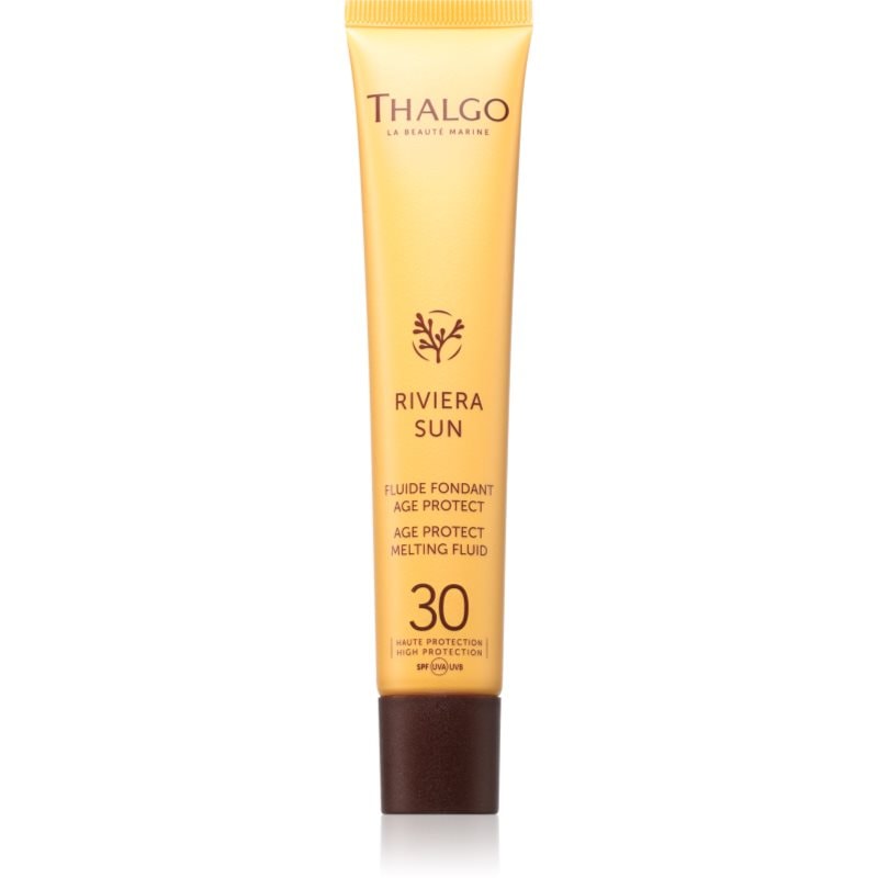 Thalgo Riviera Sun Age Protect Melting Fluid SPF30 флуид против бръчки за удължаване на загара SPF 30 - Грижа за тяло - Сравни цени от 1 магазин с безплатна доставка