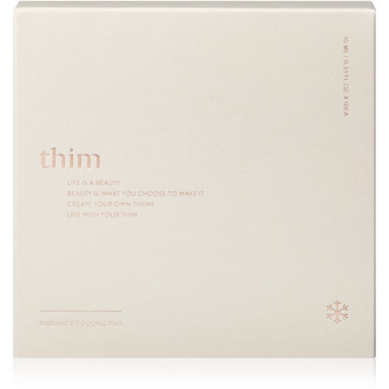 thim Radiance Cooling Pad тонизиращи възглавнички с охлаждащ ефект 10 бр. - Грижа за лице - Сравни цени от 1 магазин с безплатна доставка