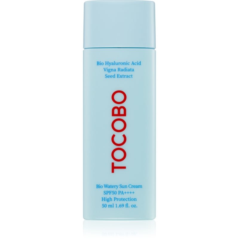 TOCOBO Bio Watery Sun Cream лек хидратиращ крем-гел SPF 50+ - Грижа за лице - Сравни цени от 1 магазин с безплатна доставка