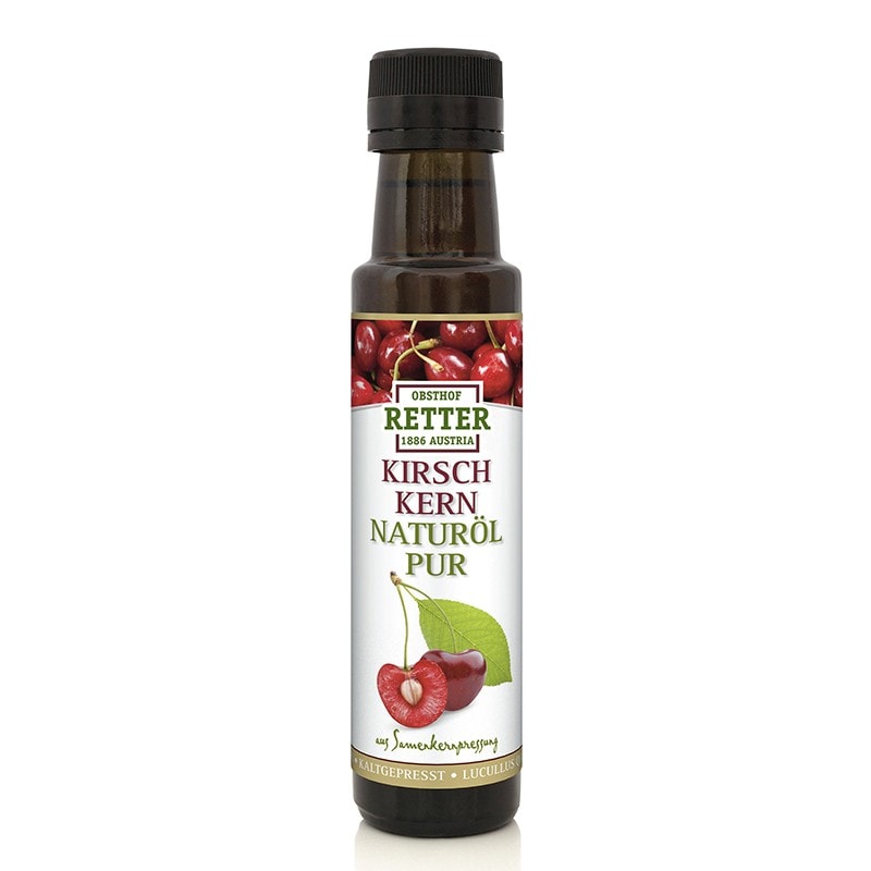 Obsthof Retter Студено пресовано масло от черешови костилки, БИО, 100 ml - Унисекс парфюм 100мл - Сравни цени от 1 магазин с безплатна доставка