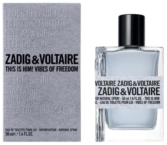 Zadig & Voltaire Zadig & Voltaire This is Him Vibes of Freedom Тоалетна вода за мъже EDT - Мъжки парфюм 50мл - Сравни цени от 3 магазина с безплатна доставка