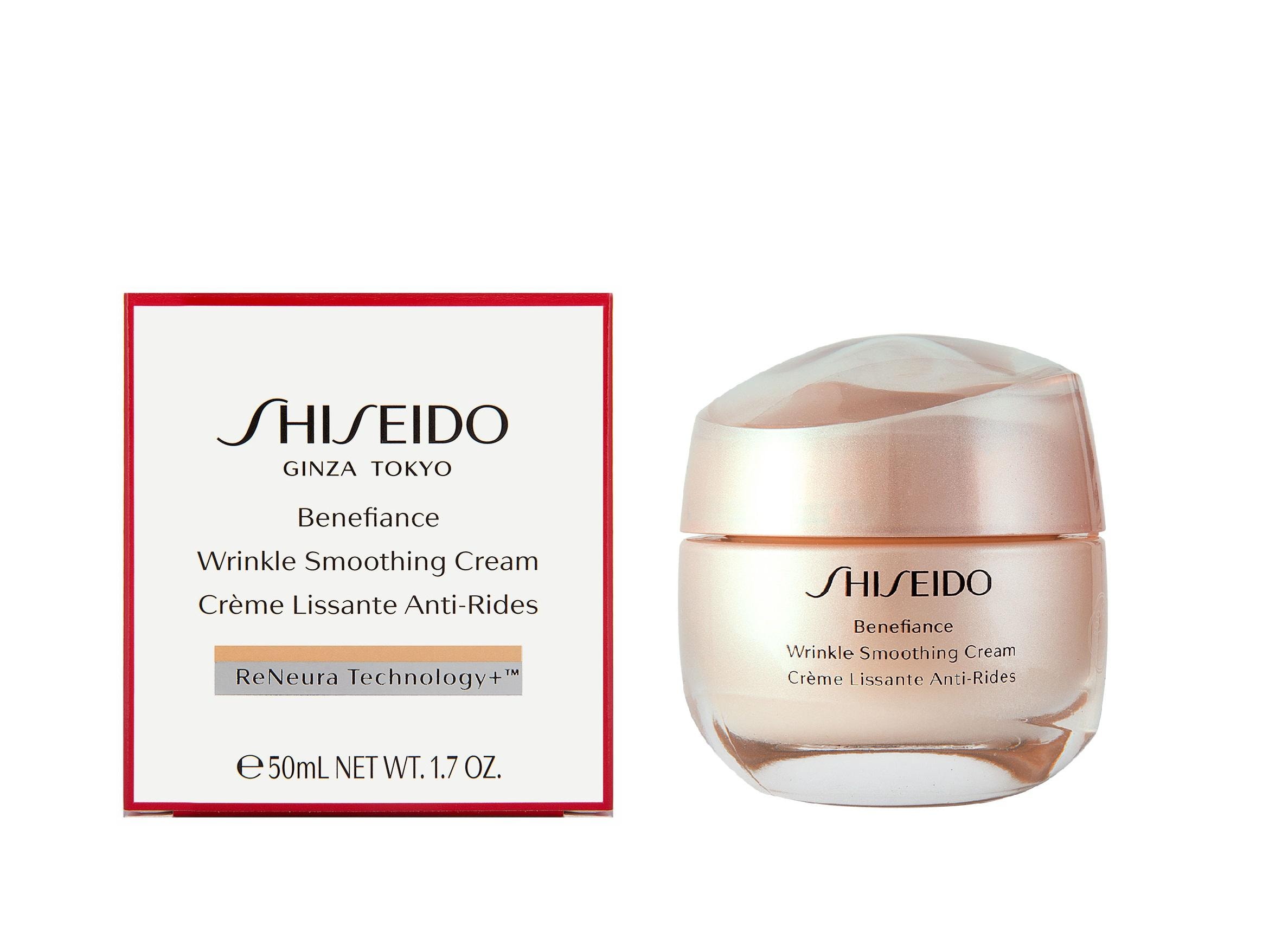 Shiseido Shiseido Benefiance Wrinkle Smoothing Cream Възстановяващ крем против бръчки - Унисекс парфюм 50мл - Сравни цени от 1 магазин с безплатна доставка