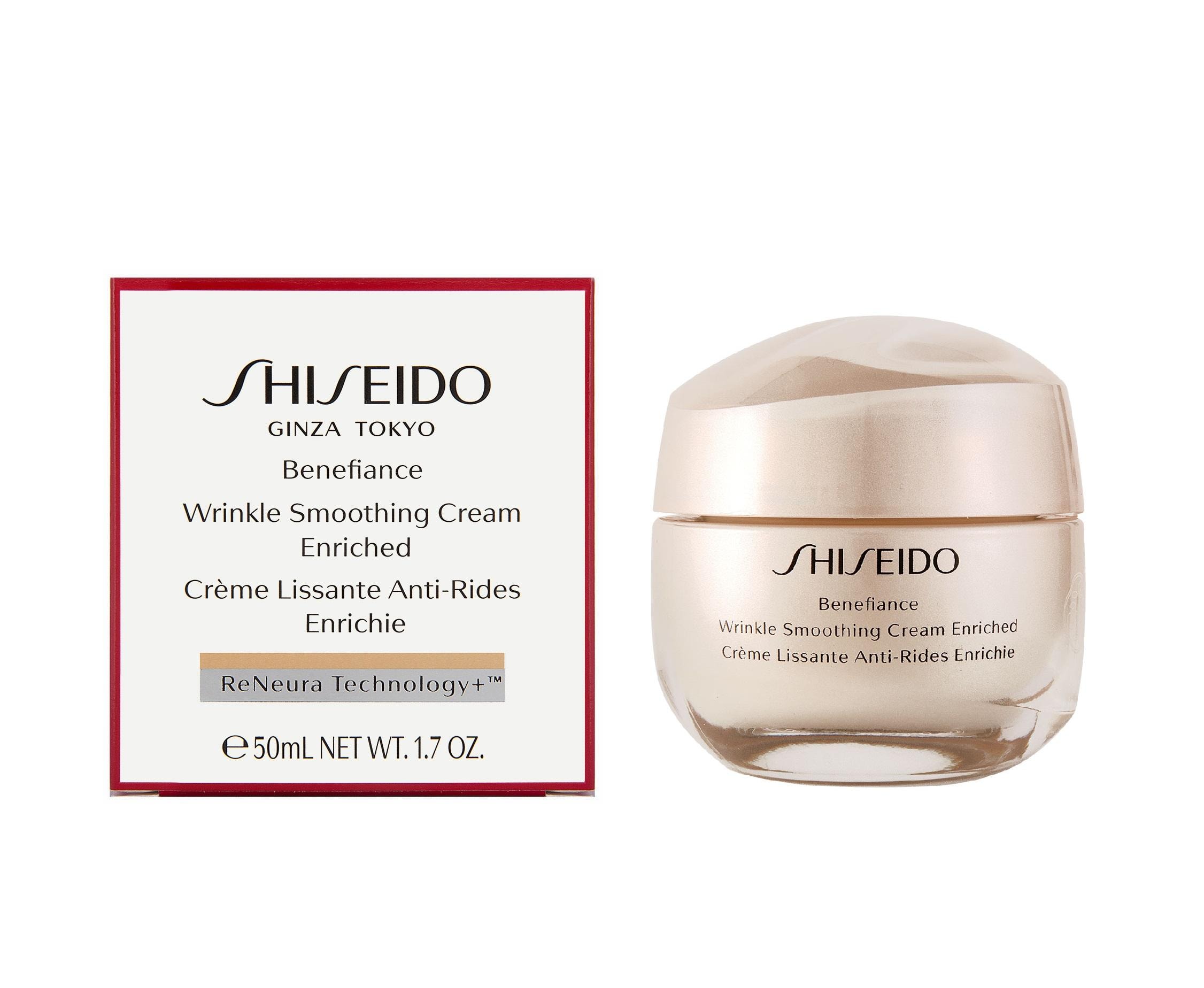 Shiseido Benefiance Wrinkle Smoothing Cream Enriched Обогатен крем против бръчки - Грижа за лице - Сравни цени от 2 магазина с безплатна доставка