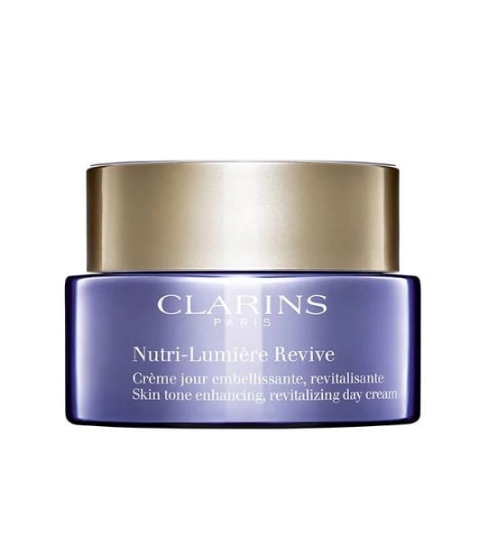 Clarins Nutri Lumiere Revive Дневен ревитализиращ и регенериращ крем против бръчки за зряла кожа