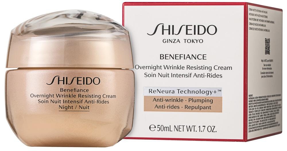 Shiseido Benefiance Overnight Wrinkle Resisting Cream Нощен крем против бръчки - Грижа за лице - Сравни цени от 1 магазин с безплатна доставка
