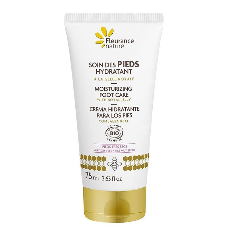 Fleurance Nature Овлажняващ крем за ходила с пчелно млечице, БИО, 75 ml - Унисекс парфюм 75мл - Сравни цени от 1 магазин с безплатна доставка