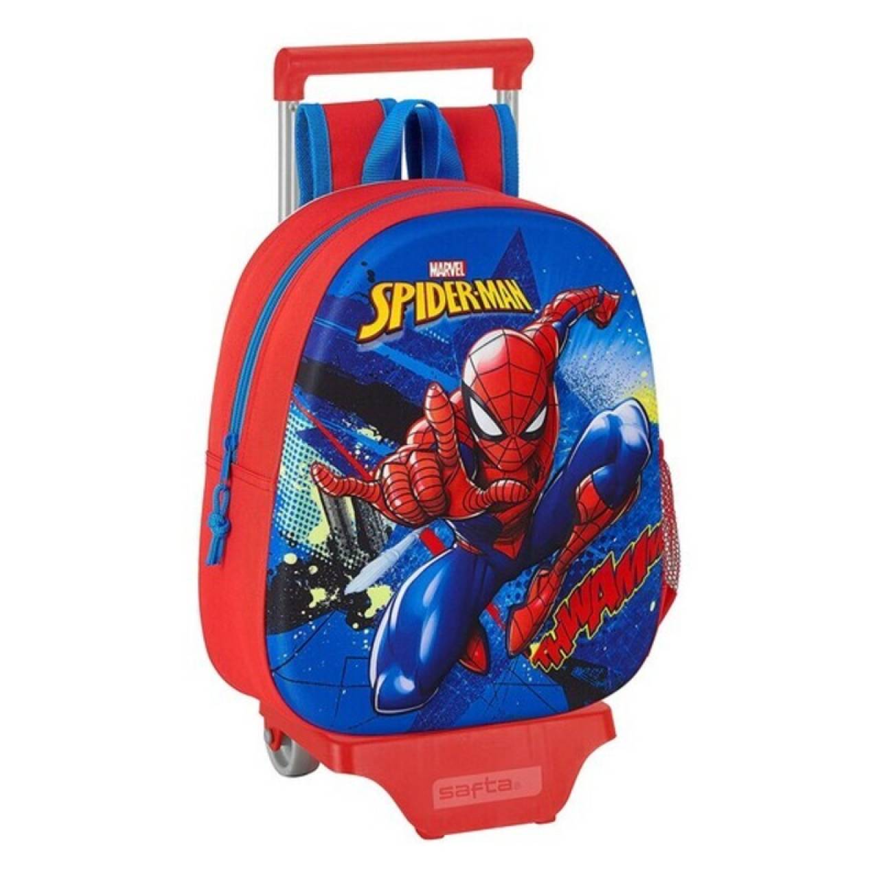 Детска раница с колелца 3D Spiderman, 28 x 10 x 67 cm - За деца - Сравни цени от 1 магазин с безплатна доставка