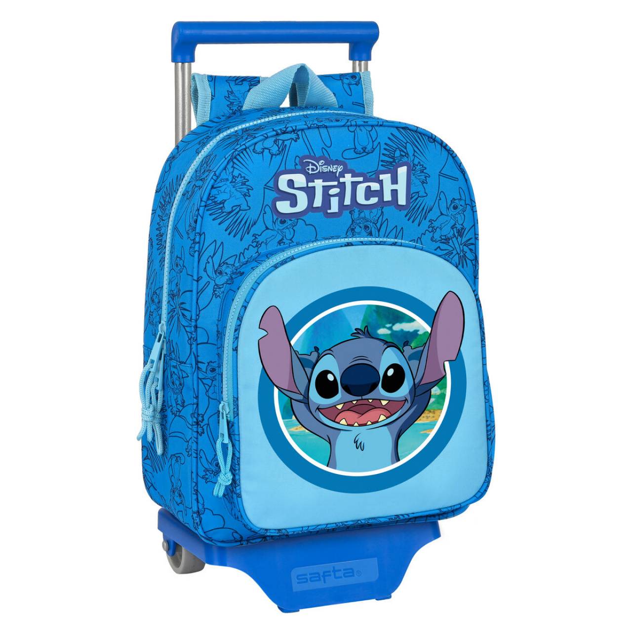 Детска раница с колелца Stitch, 26x34x11см, Син - За деца - Сравни цени от 1 магазин с безплатна доставка