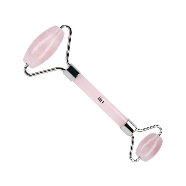 Масажен ролер за лице Ilū , Розов Кварц, Двоен, Естествен лифтинг, S05110300