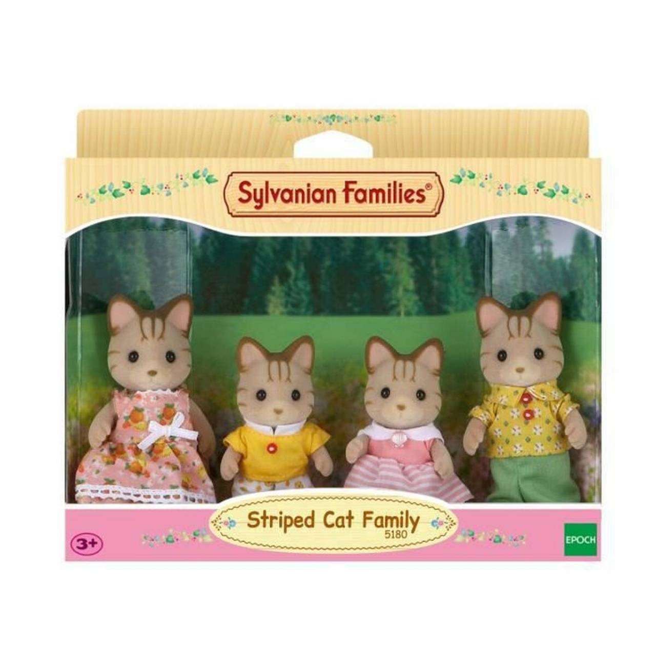 Sylvanian Families Фигурки на Герои Sylvanian Families Striped Cat Family 760dde - Унисекс парфюм 1мл - Сравни цени от 1 магазин с безплатна доставка