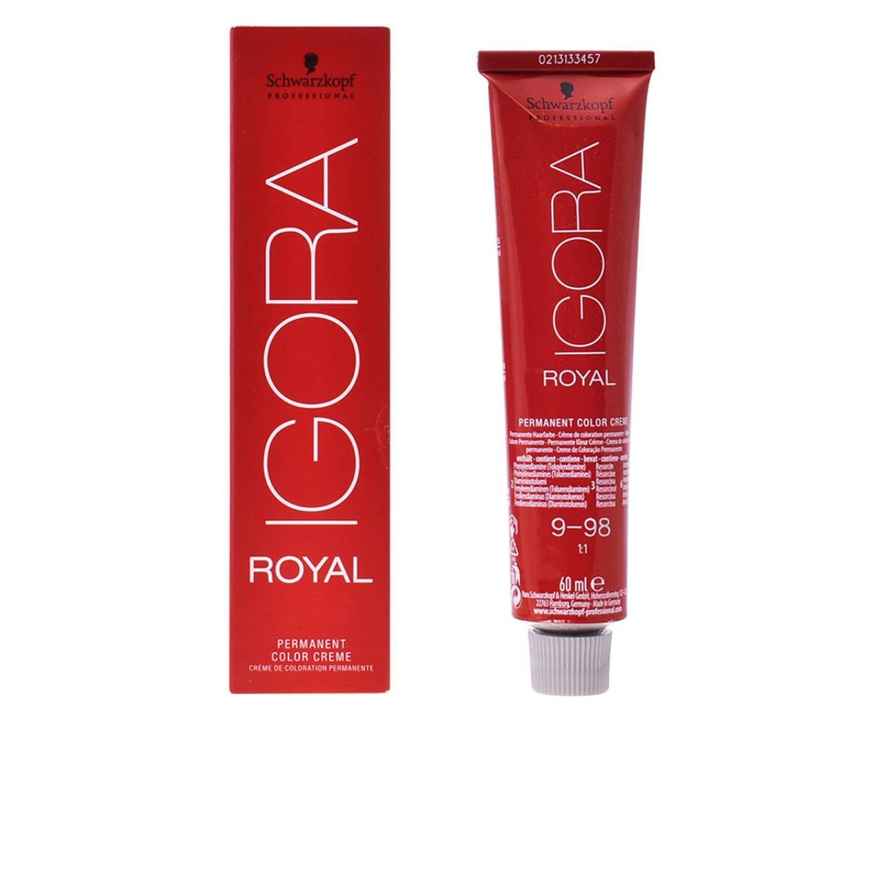 Перманентна Боя Igora Royal Schwarzkopf 4045787200645 9-98 Nº 9.98 60 ml (60 ml) - Грижа за коса - Сравни цени от 1 магазин с безплатна доставка