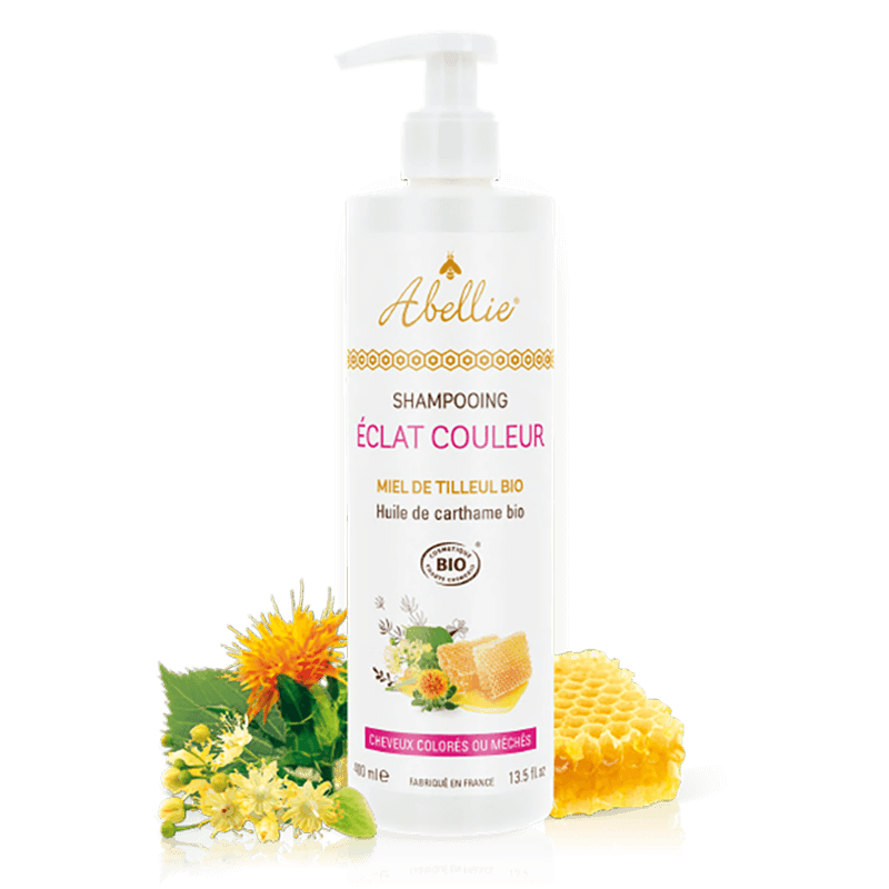 Шампоан за боядисана коса с шафраново масло и мед, 400 ml
