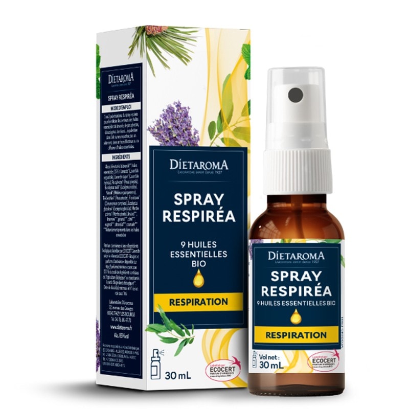 Dietaroma Спрей за дихателната система с 9 вида етерични масла, 30 ml - Унисекс парфюм 30мл - Сравни цени от 1 магазин с безплатна доставка