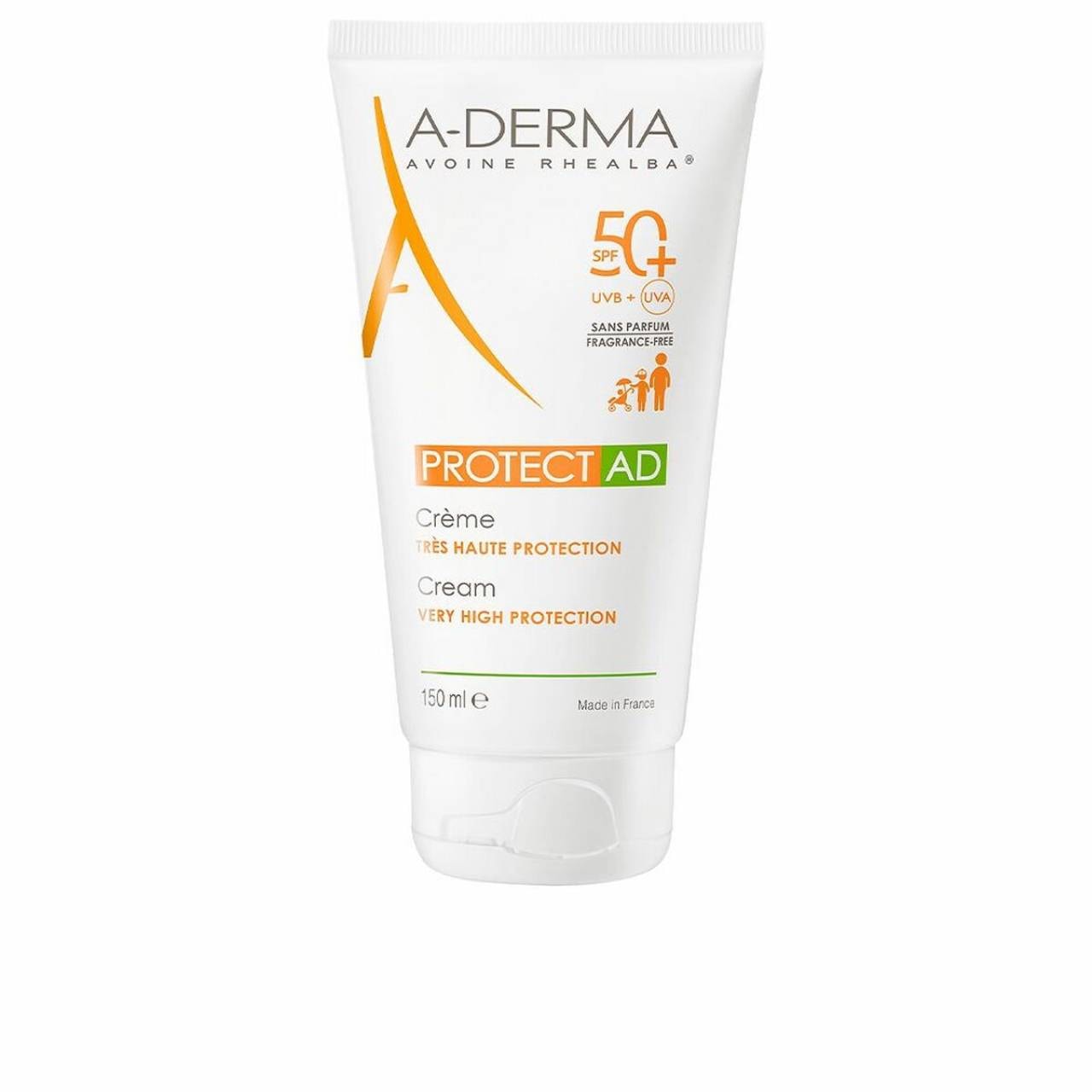 Слънцезащитен крем A-Derma Protect Ad 150 ml Spf 50 - Грижа за тяло - Сравни цени от 1 магазин с безплатна доставка