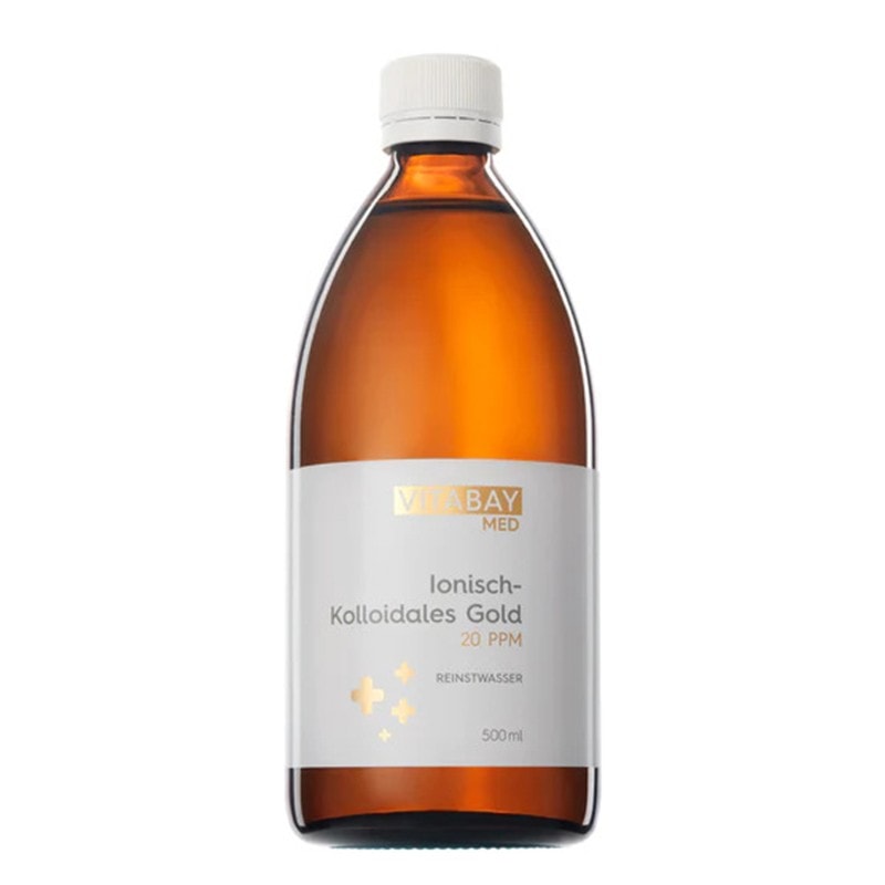 Vitabay Противовъзпалителни и подмладяващи свойства - Колоидно злато 20 PPM (силно концентрирано), 500 ml - Унисекс парфюм 500мл - Сравни цени от 1 магазин с безплатна доставка