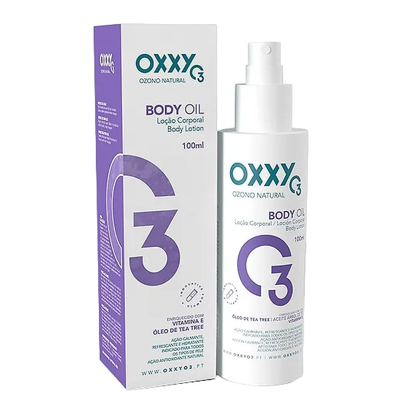 Озонирано маслиново масло + вит. Е и масло от чаено дърво, Спрей за тяло, 100 ml