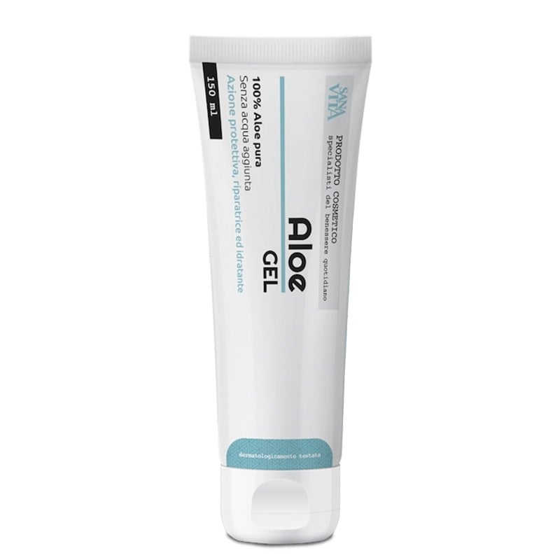 Гел за тяло с алое вера SanaVita - За хидратирана и мека кожа, 150 ml