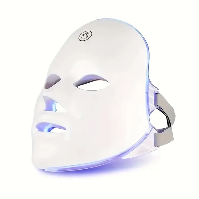 Маска за лице с LED терапия, Безжична, 7 програми, Бял - Електроуред - Сравни цени от 1 магазин с безплатна доставка