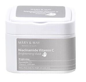 Mary and May Niacinamide Vitamin C Brightening Mask маски за лице с ниацинамид и витамин С - Грижа за лице - Сравни цени от 1 магазин с безплатна доставка